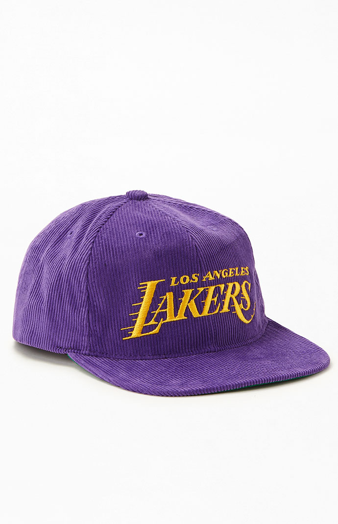 Corduroy lakers hat shop