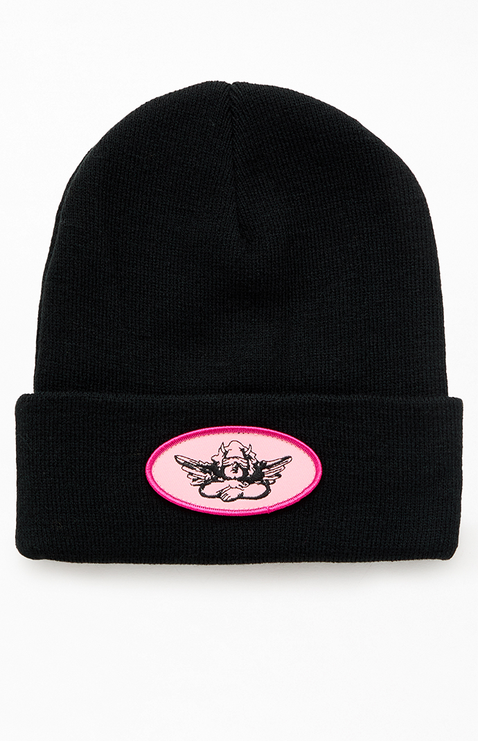 Boys Lie Black Ribbed Beanie | Pacsun