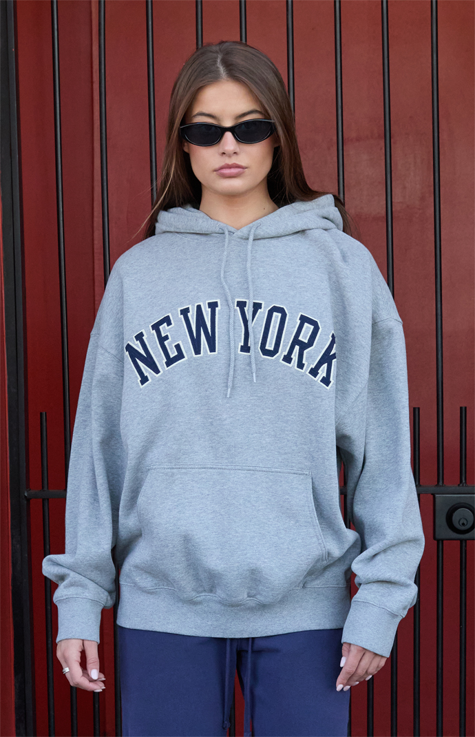 John Galt Melange Christy New York Oversized Hoodie | Pacsun