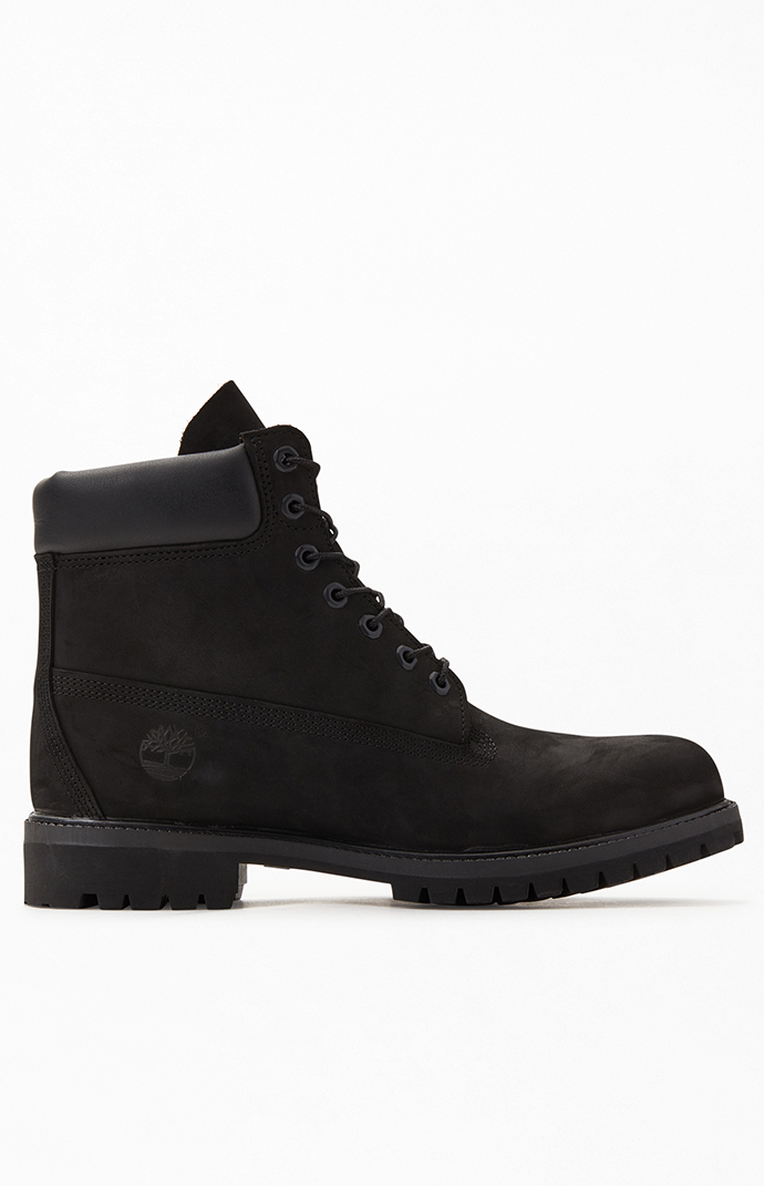 Timberland Black Premium Waterproof Leather Boots PacSun