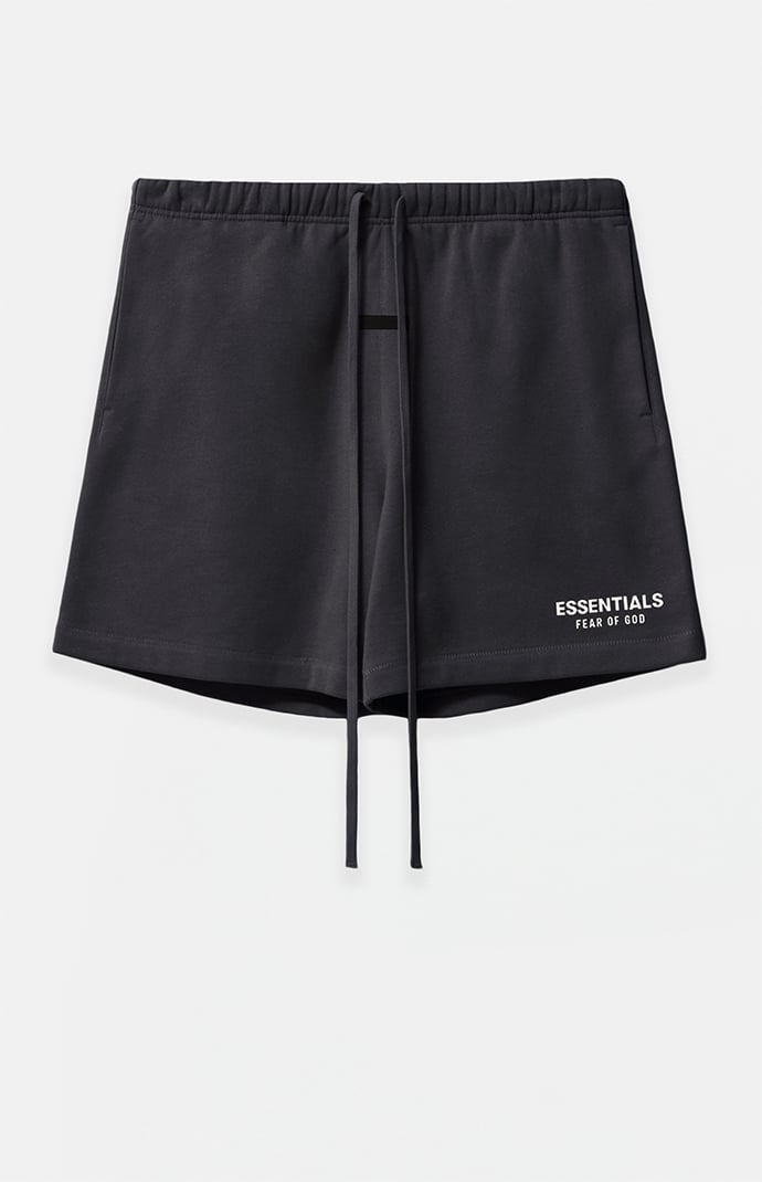 Fear of God ESSENTIALS Vintage Black Classic Sweat Shorts | Pacsun