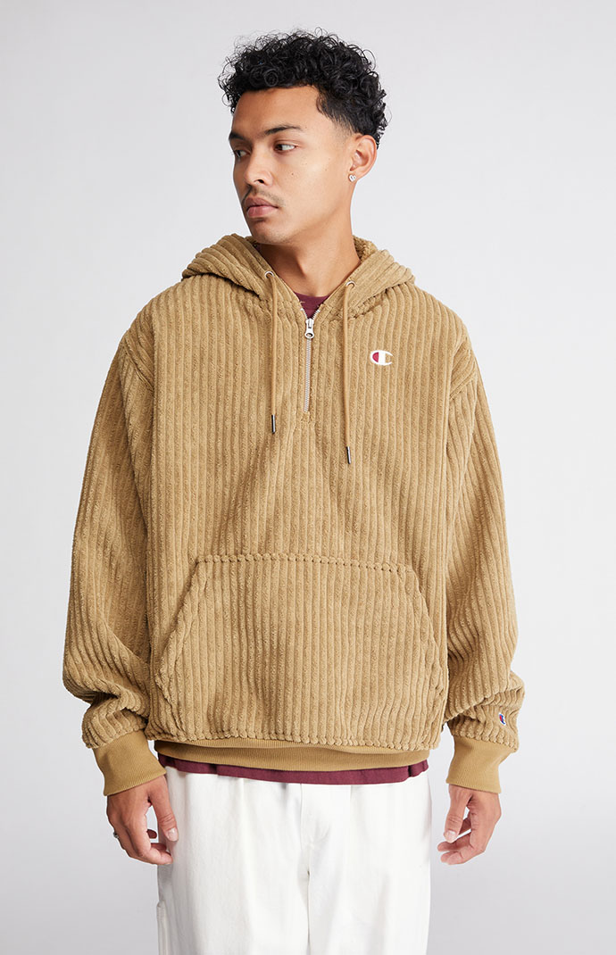 Champion corduroy cropped hoodie outlet