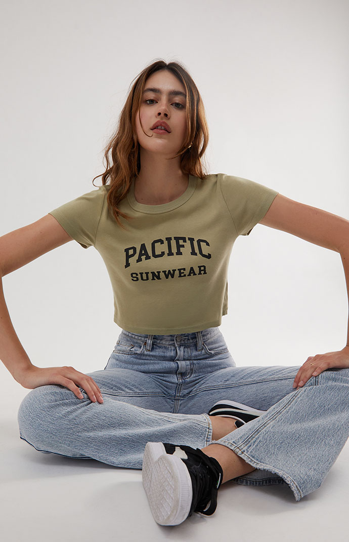 Tシャツ・カットソー [TEAK] BABY TEE Pacsun Pacific Sunwear Baby T-Shirt | PacSun