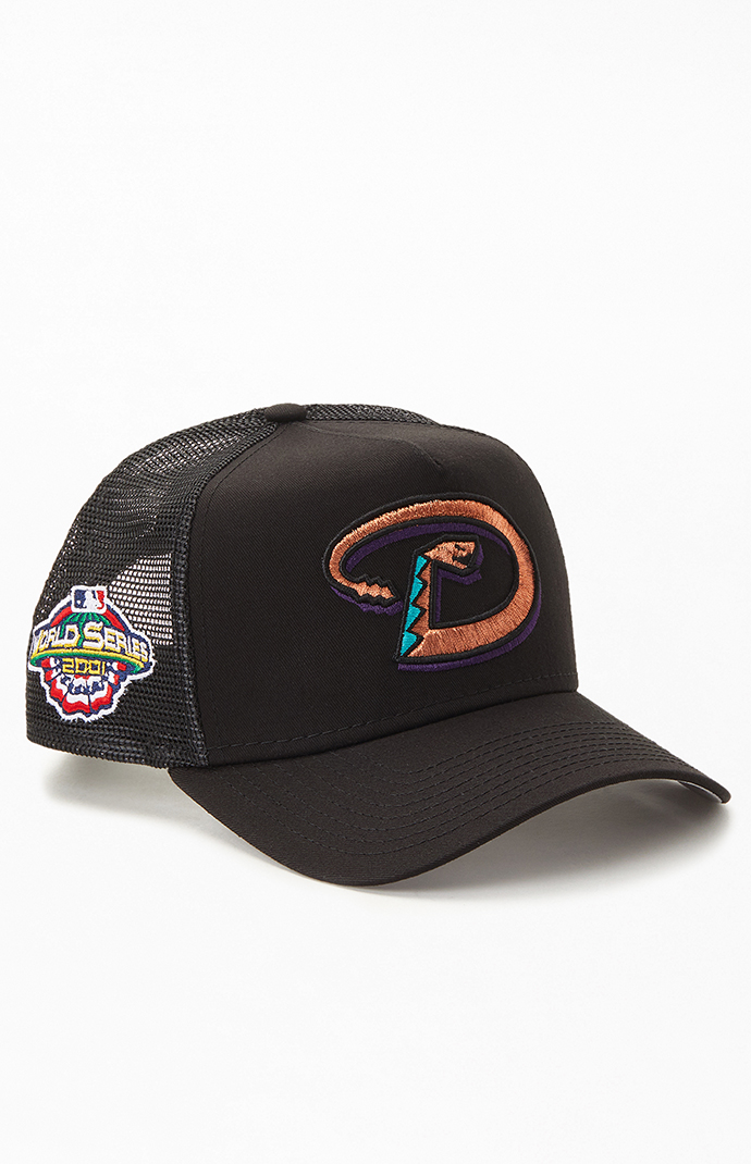 New Era Diamondbacks Trucker Hat in Black