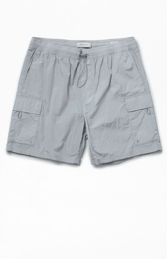 Pacsun Gray Nylon Cargo Shorts | PacSun