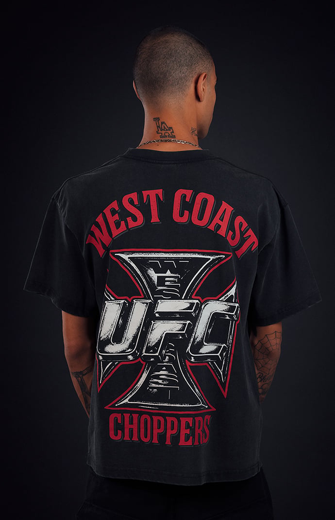 West Coast Choppers x UFC Black Core Logo T-Shirt | Pacsun