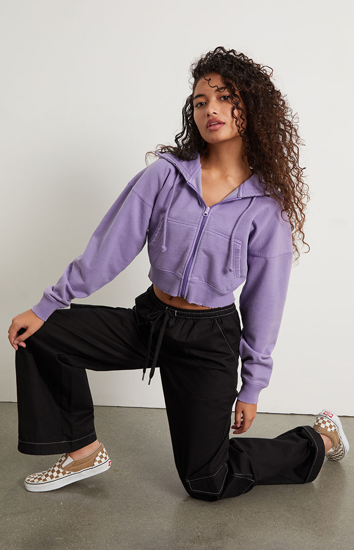 Pacsun cropped zip up 2025