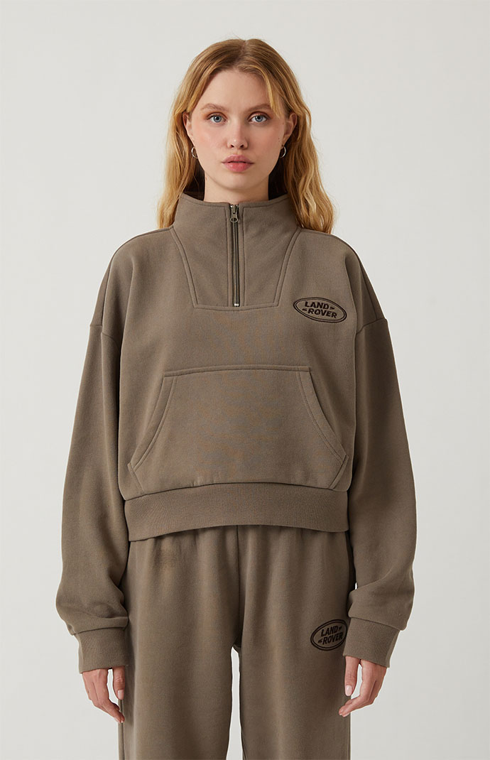 Land Rover Emblem Half-Zip Sweatshirt 