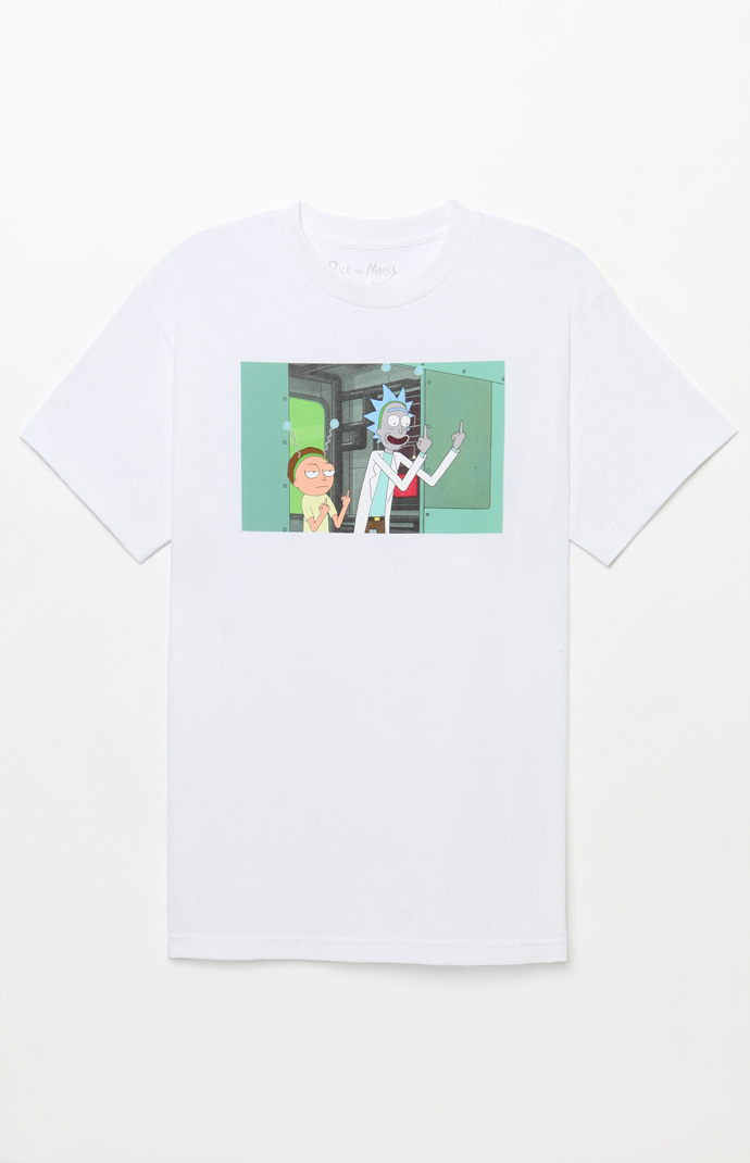 Rick and online morty hoodie pacsun