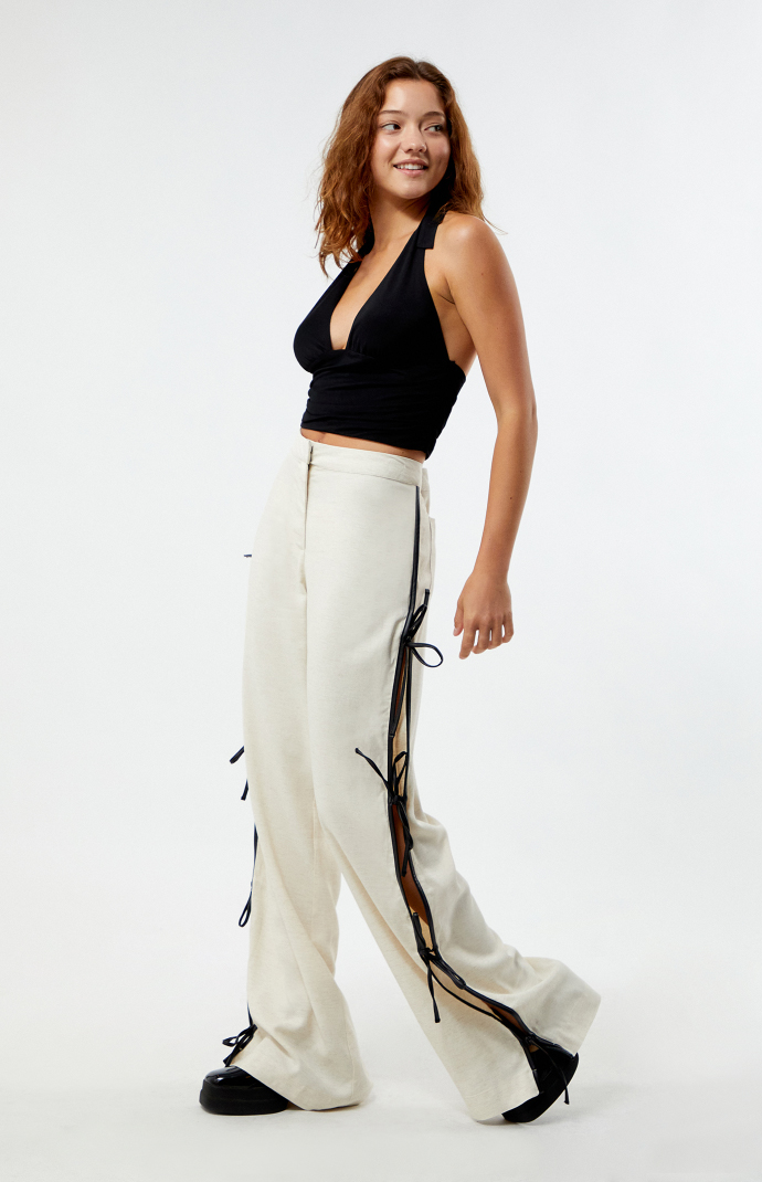 WEWOREWHAT Tie Slit Pants | PacSun