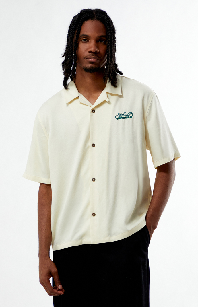 Pacsun Vibes & Voyage Embroidered Oversized Resort Camp Shirt | Pacsun