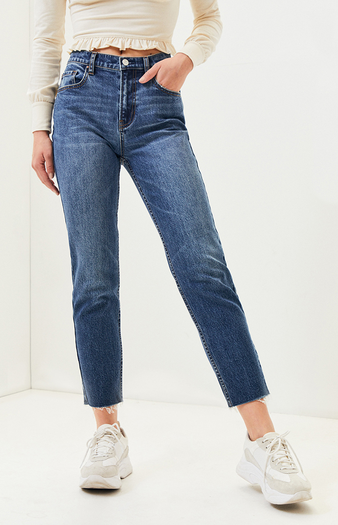 mourning fertilizer welfare PacSun Mitchell Blue Vintage Icon Mom Jeans | PacSun