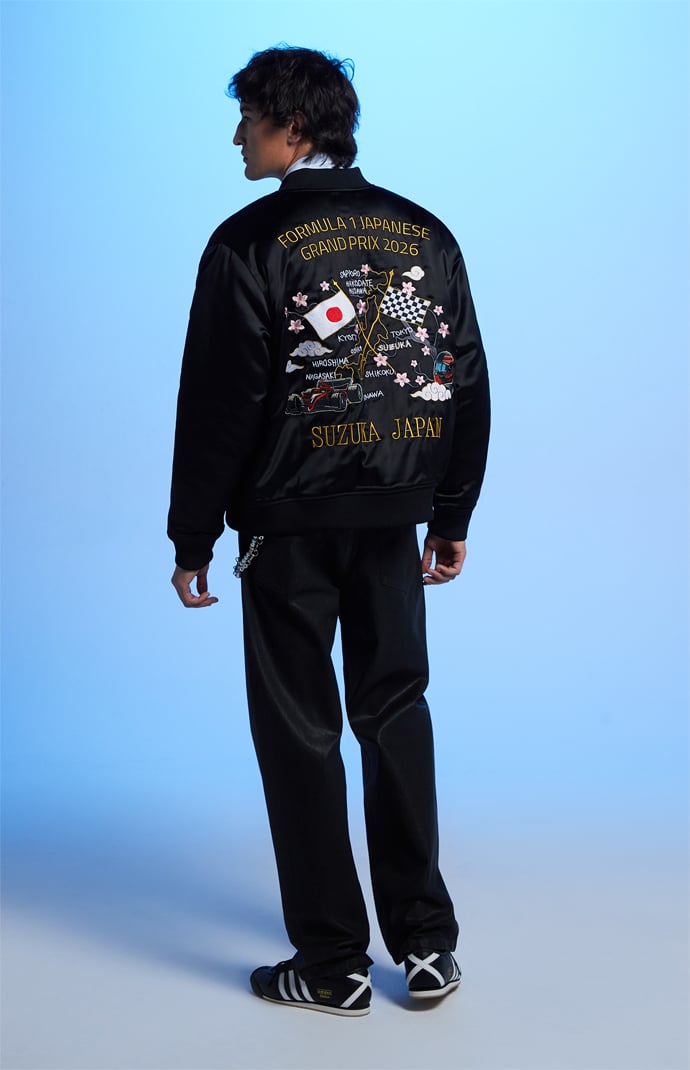 Formula 1 x Pacsun Suzuka Sakura Satin Jacket | Pacsun