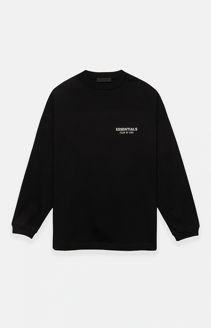 Tシャツ・カットソー FEAR OF GOD Men T-shirt Black FGE2505101HWJ 001 Fear of God Black Eternal T-shirt | TheDoubleF