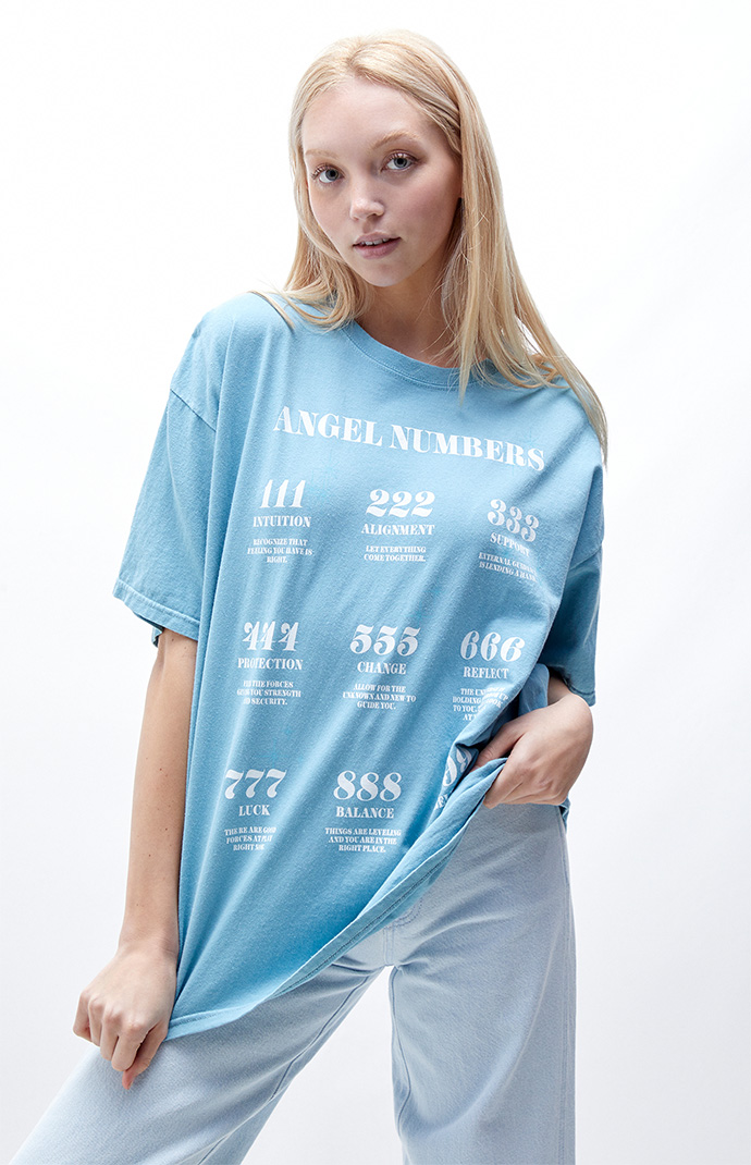 Angel Numbers Oversized T-Shirt | PacSun