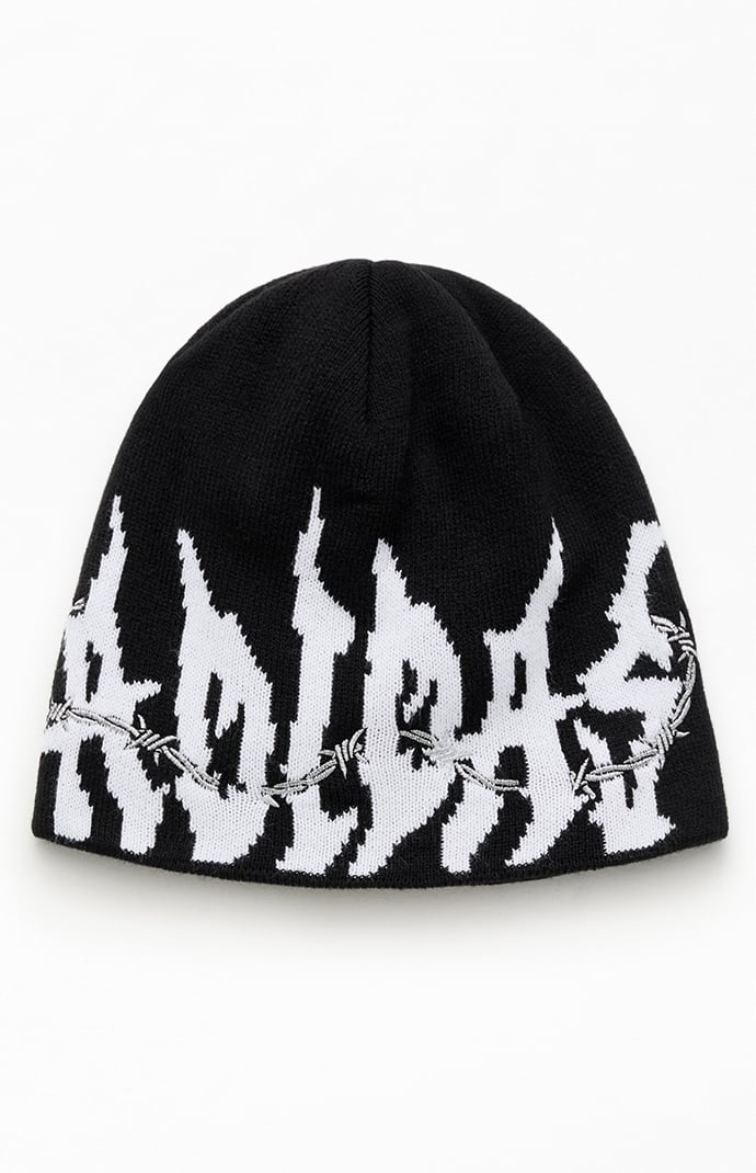 adidas Goth Barbed Wire Skully Beanie | Pacsun