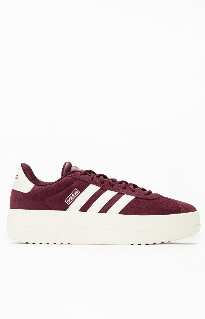 adidas Women s Maroon VL Court Bold Sneakers PacSun