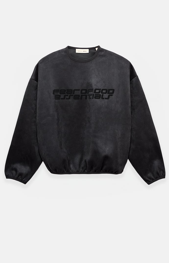 Fear of God ESSENTIALS Vintage Black Modern Crew Neck Sweatshirt