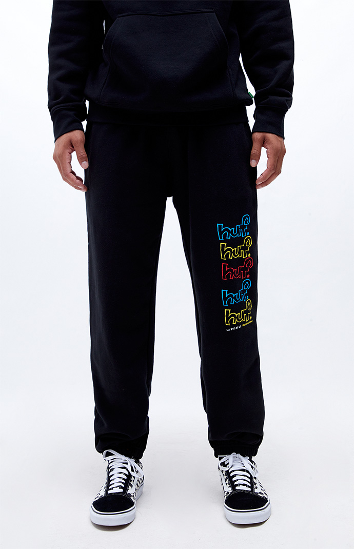 HUF Drop Out Stack Fleece Sweatpants PacSun