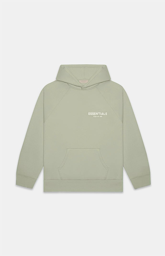 Fear of God Essentials Sea Foam Hoodie PacSun