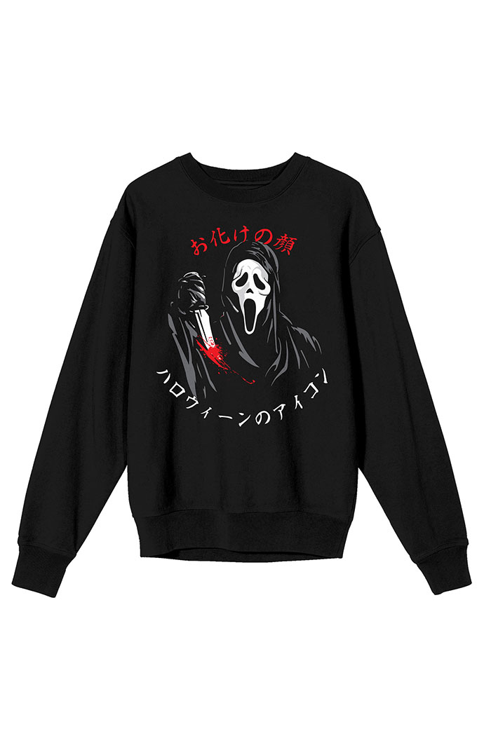 Ghostface Kanji Crew Neck Sweatshirt | PacSun
