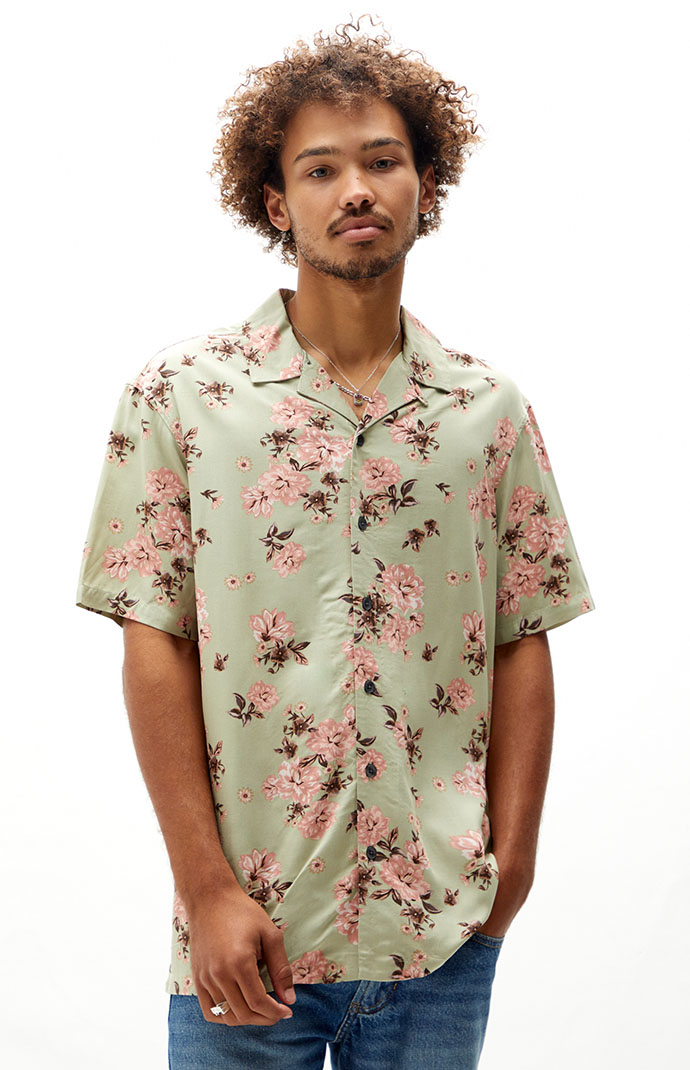 PacSun Eco Floral Resort Camp Shirt 