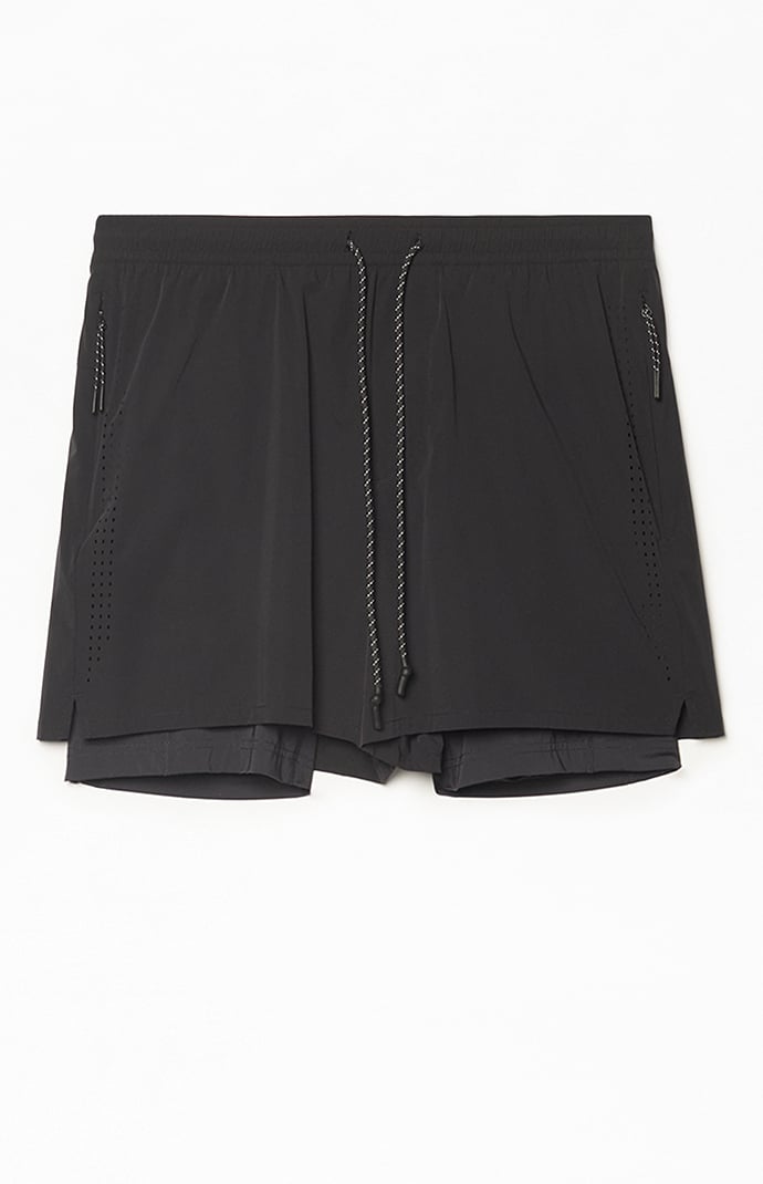 A.R.C. Active Black Running Shorts | PacSun