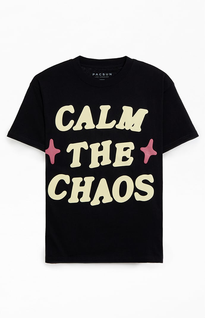 Pacsun Calm The Chaos Boxy Puff Graphic T-Shirt | PacSun