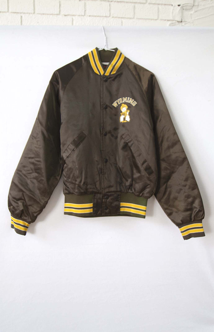 GOAT Vintage Upcycled Wyoming Bomber Jacket | PacSun