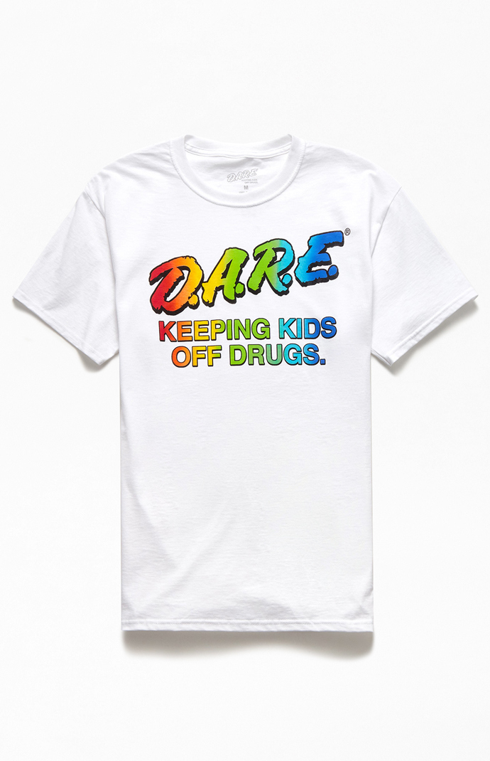 D.A.R.E Rainbow Short Sleeve T-Shirt 