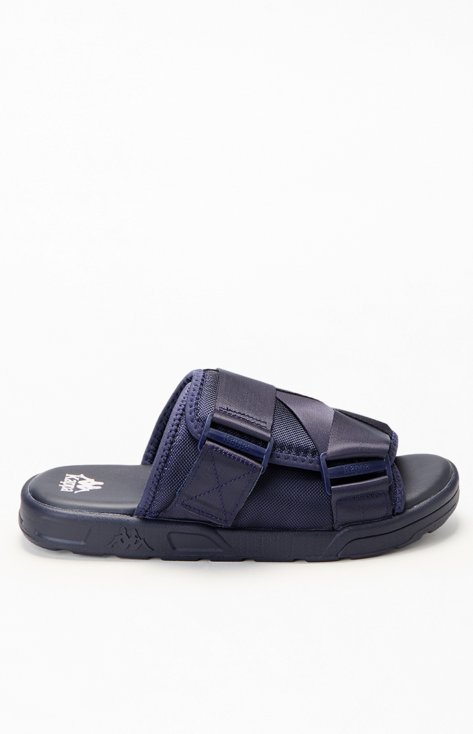 Kappa Navy Authentic Bastian 1 Slide Sandals | Pacsun display picture 3