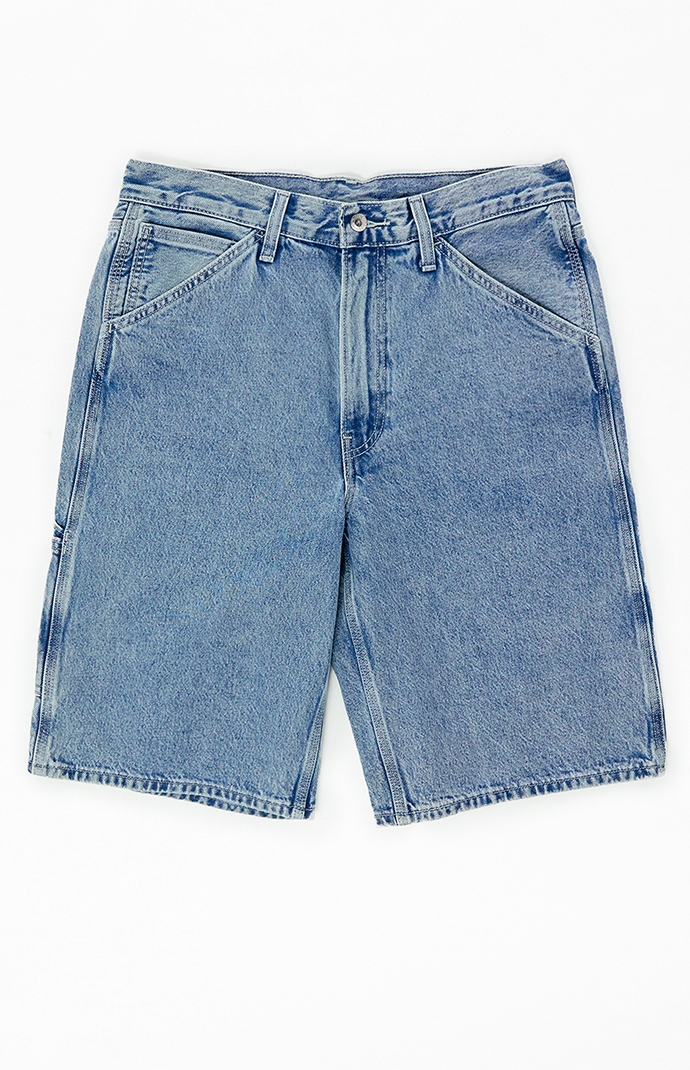 『TAKA ORIGINAL』Off The Label Spliced Cutting Denim Shorts Off The Label Spliced Double Layer Cutting Denim Shorts