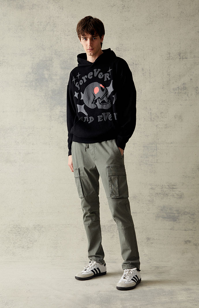 PacSun Stretch Canvas Olive Slim Cargo Pants | PacSun