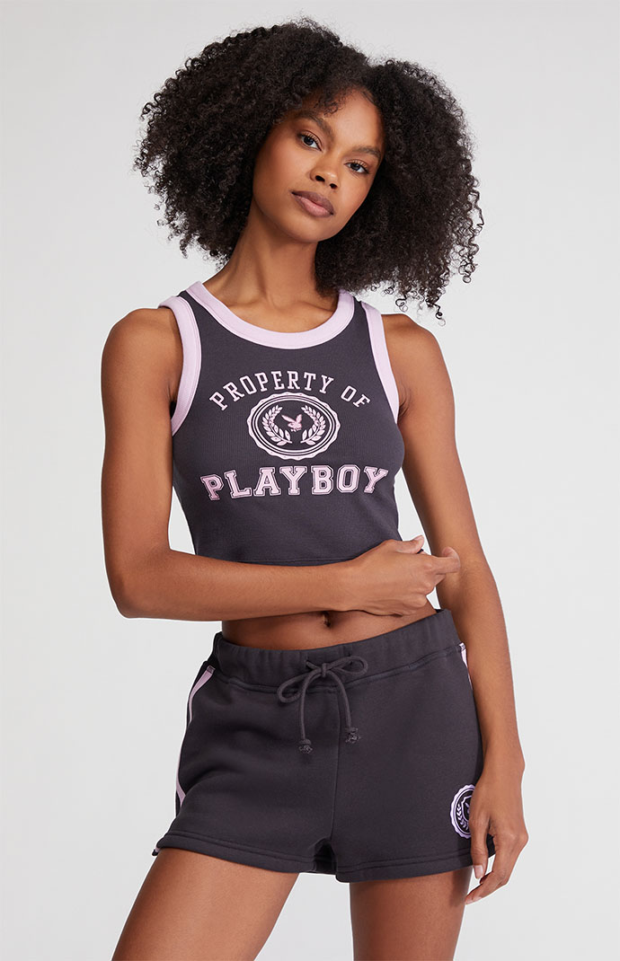 Playboy By PacSun Bunny Ribbed Tank Top