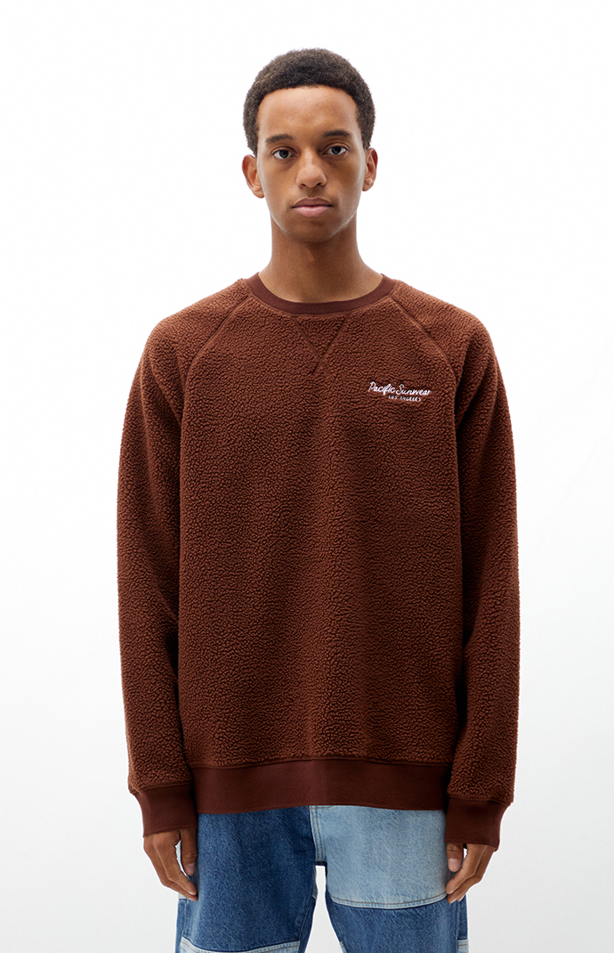 Harvard sherpa sales crew neck sweater