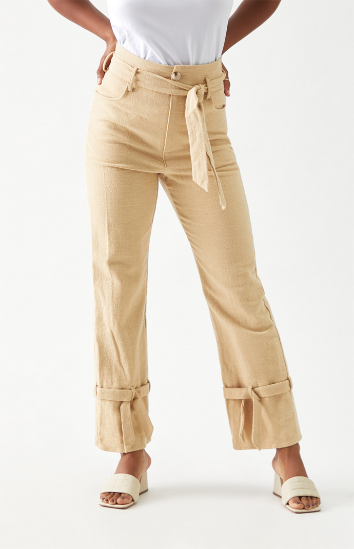 Little Lies Ankle Tie Pants | PacSun