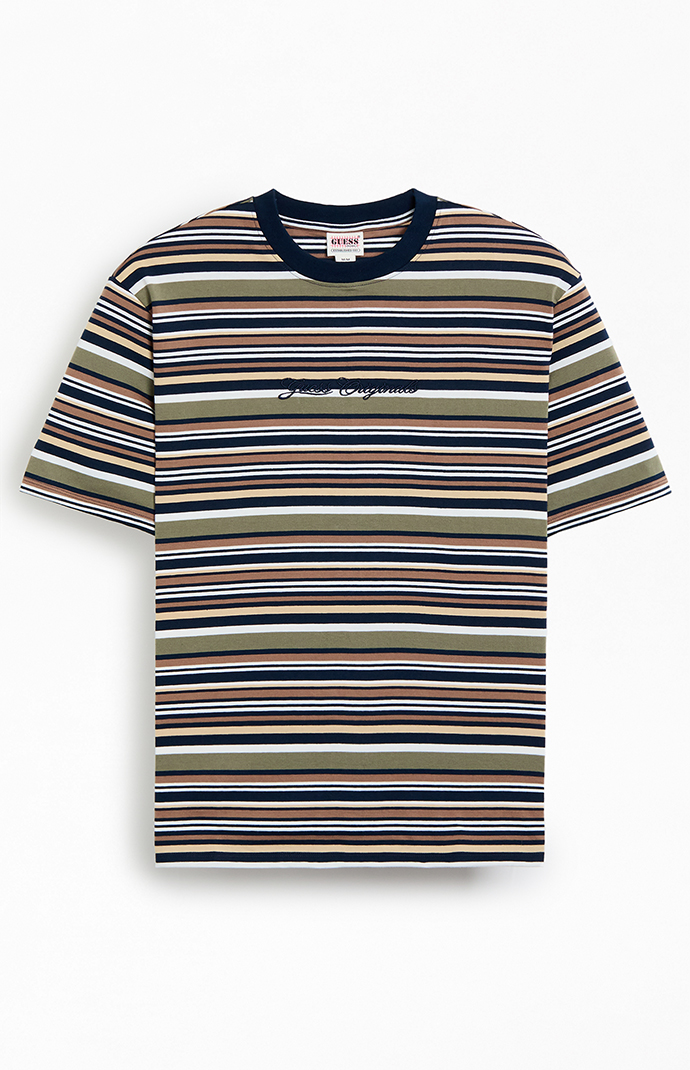 GUESS Originals Horizontal Striped T Shirt PacSun
