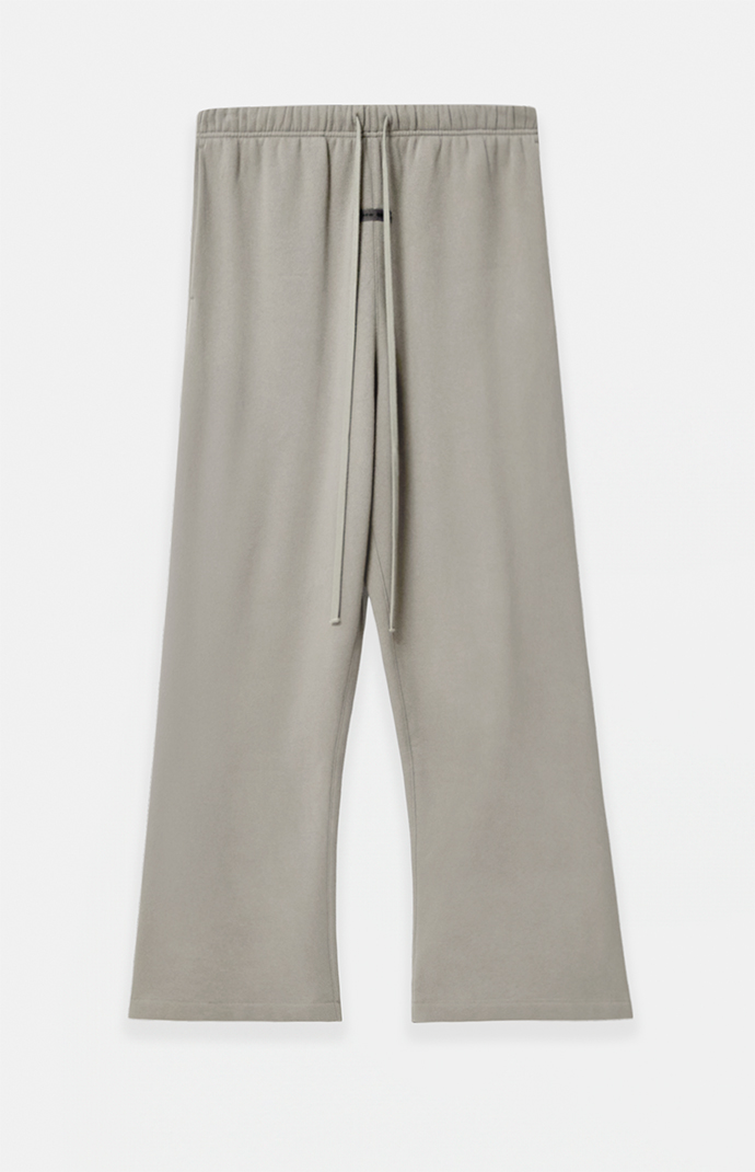 Fear of God ESSENTIALS Smoke Grey Fleece Flare Sweatpants | Pacsun