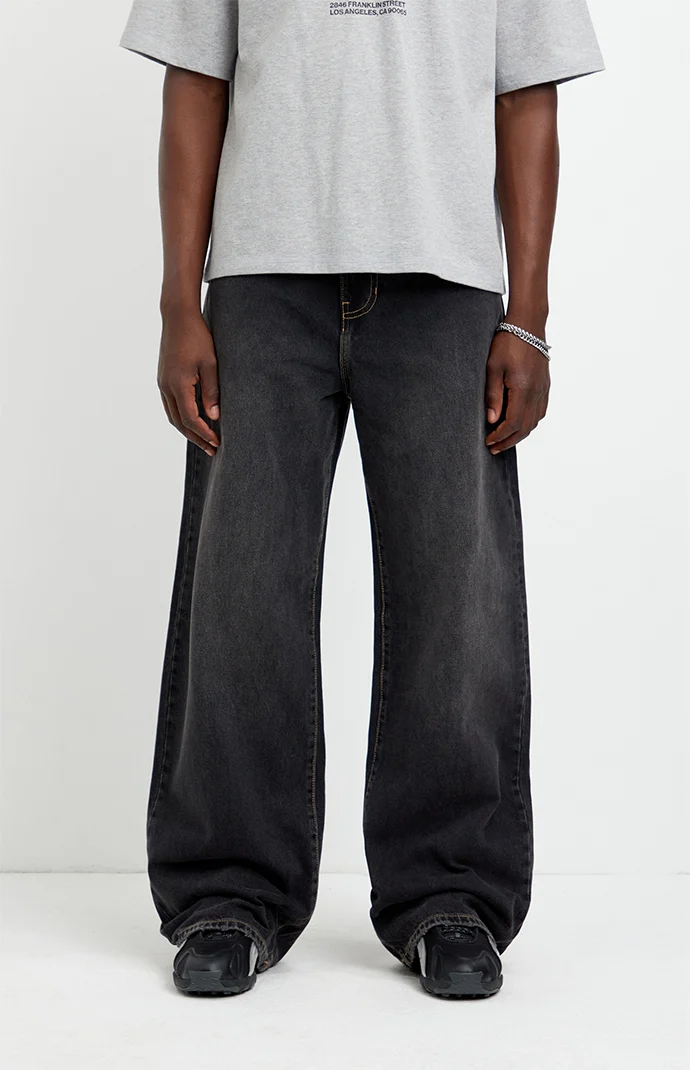 Pacsun Blake Extreme Baggy Jeans Black | Pacsun