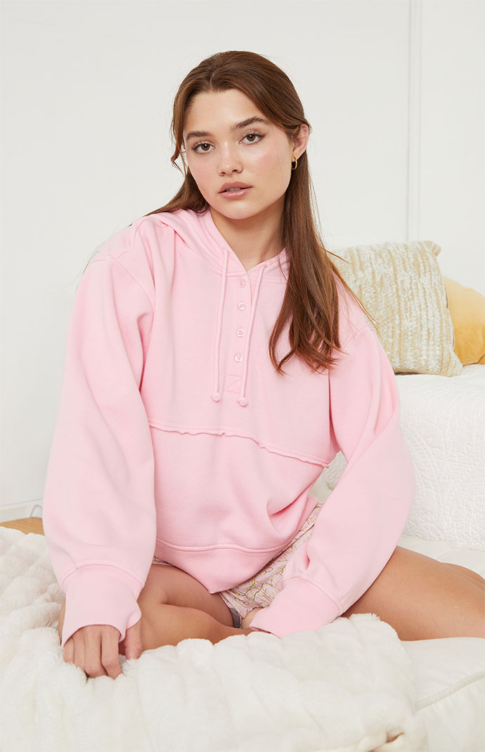 La hearts sale beach faded hoodie