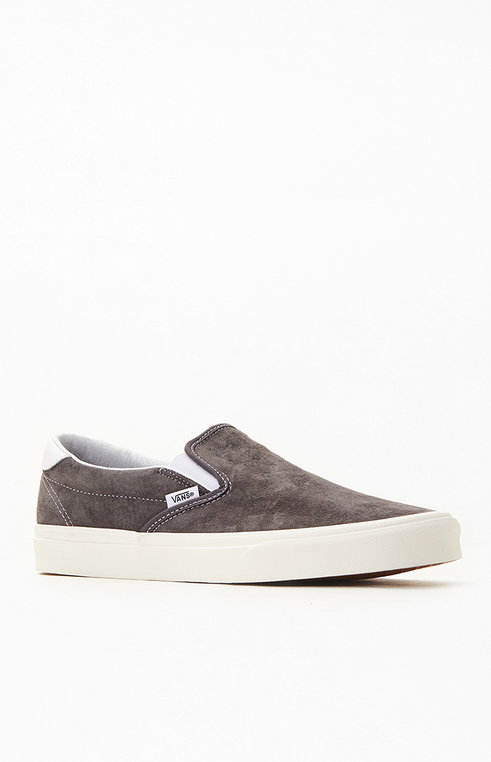 Vans Dark Gray Pig Suede Slip On 59 Shoes PacSun