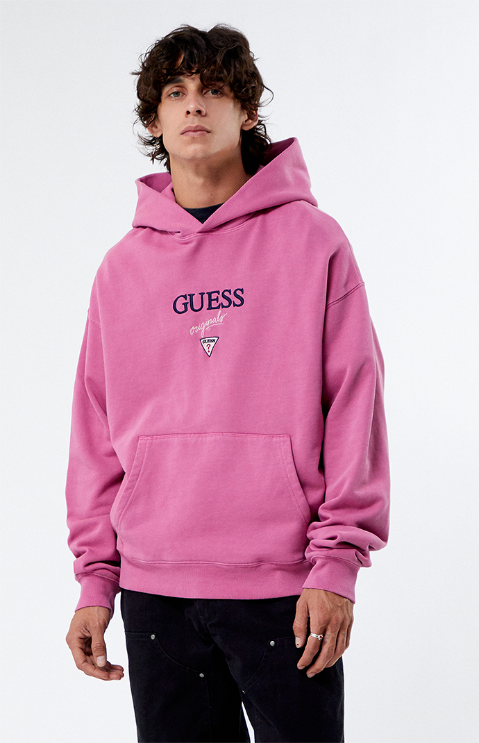 Guess HOODY ICON Pink - Free delivery