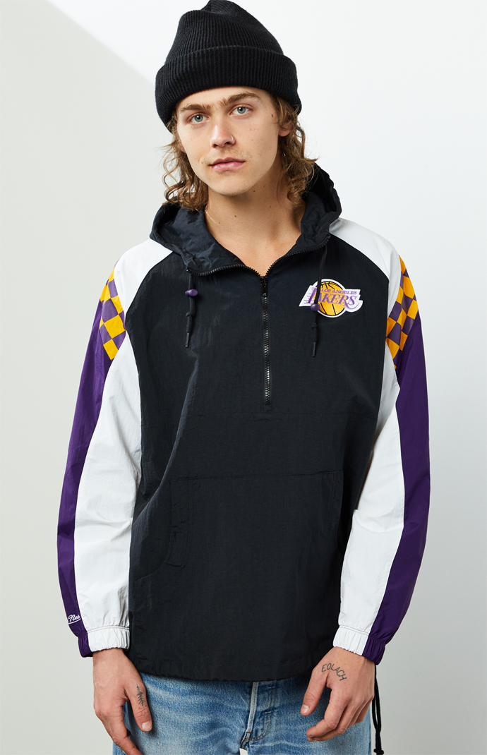 lakers half zip