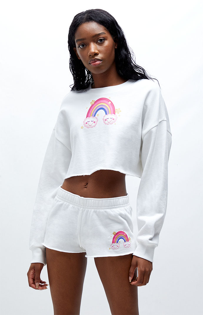PacSun Rainbow Sweat Shorts | PacSun