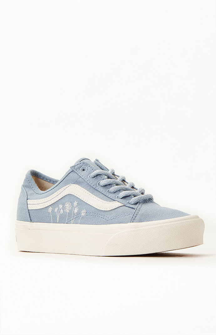 Flower sales embroidered vans