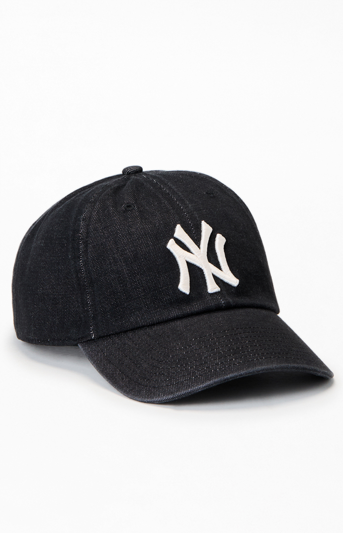 47 Brand Black NY Yankees Lennon Clean Up Dad Hat | Pacsun