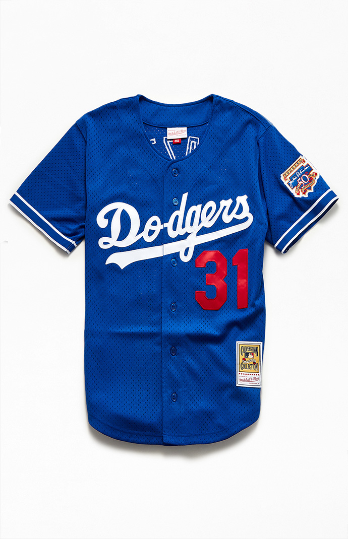 black and blue dodger jersey