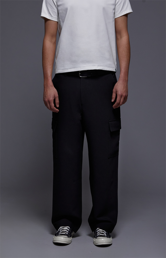 FIELD OF STUDY by Pacsun Valencia Baggy Trousers Stretch Cargo