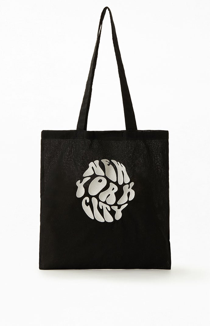 バッグ John.N.Y John Galt Black New York City Tote Bag | PacSun