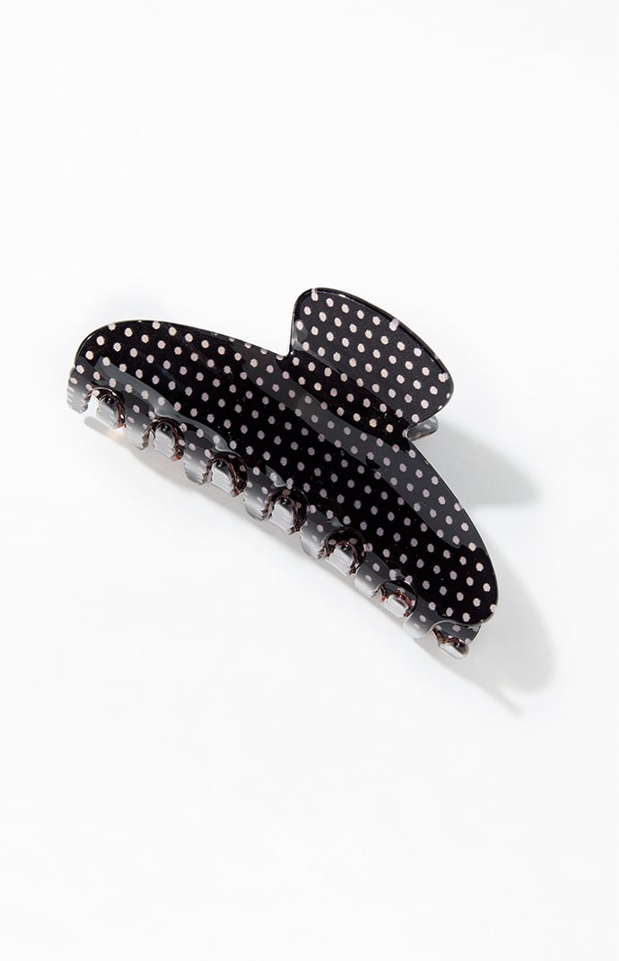 Pacsun Black & White Polka Dot Hair Claw Clip | Pacsun display picture 1